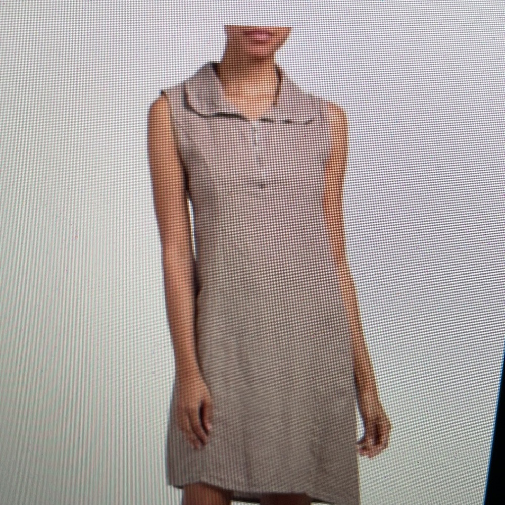 Lungo L’ARNO Sleeveless Linen Dress Size Medium